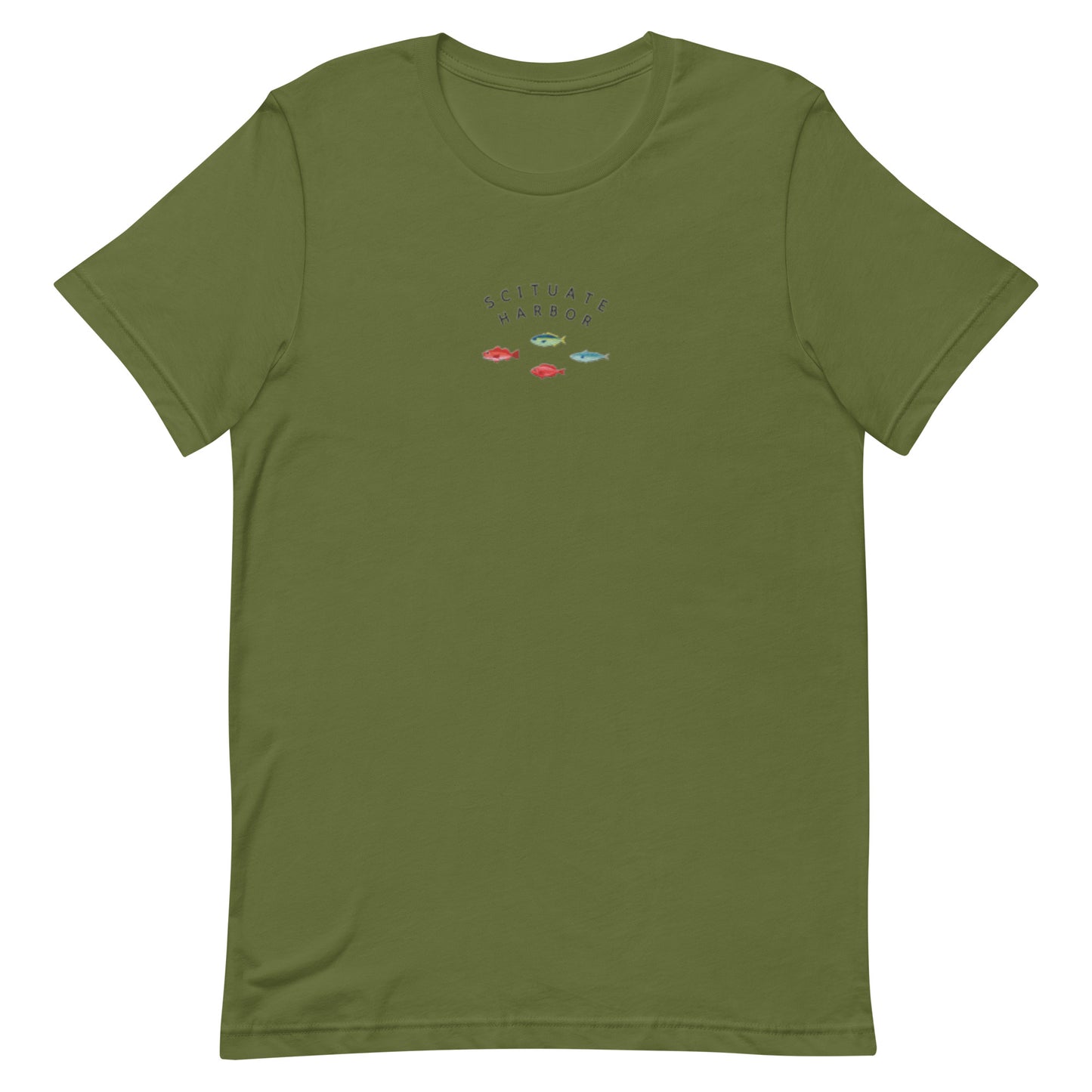 Fishy Harbor Embroidered Tee